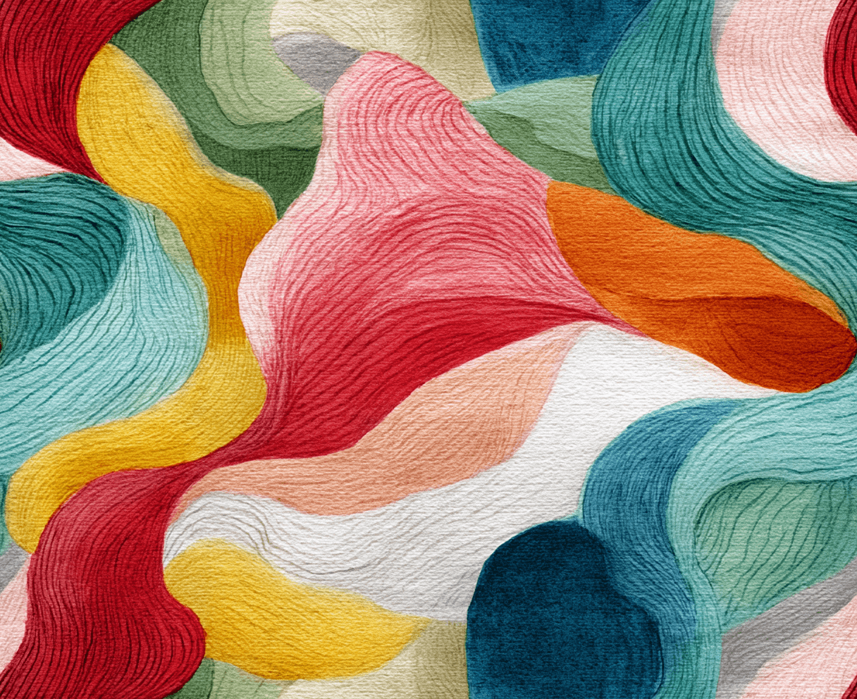 Vibrant Abstract Color Flow Wall Art – Modern Multicolor Design